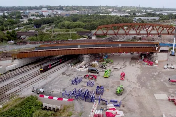 1,600-tonne bridge installed as part of HS2 project